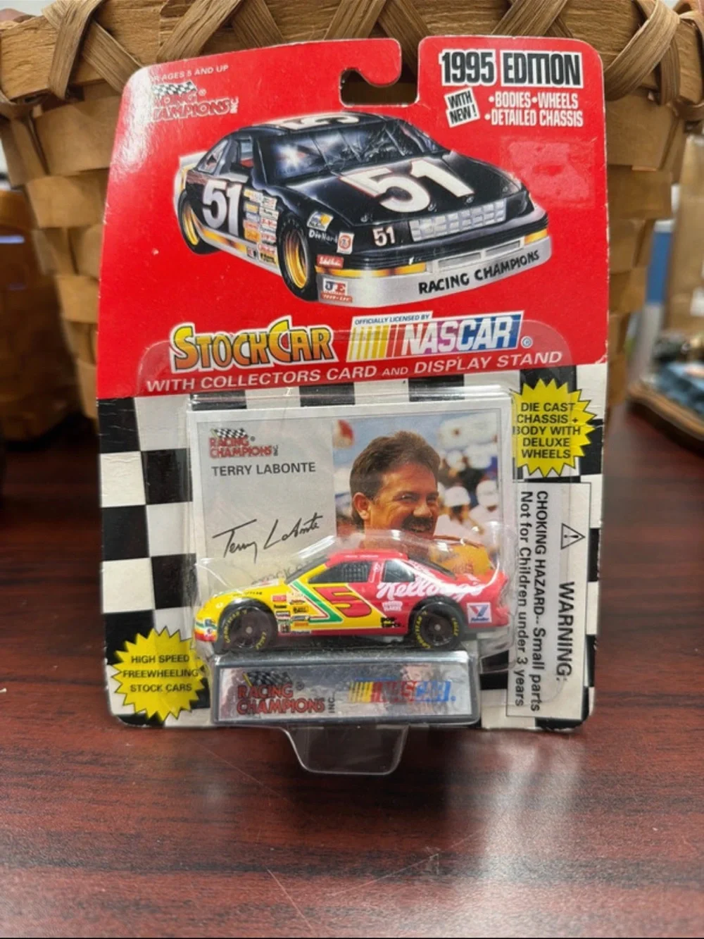 NASCAR Die-Cast Stock Car - Yellow/Red